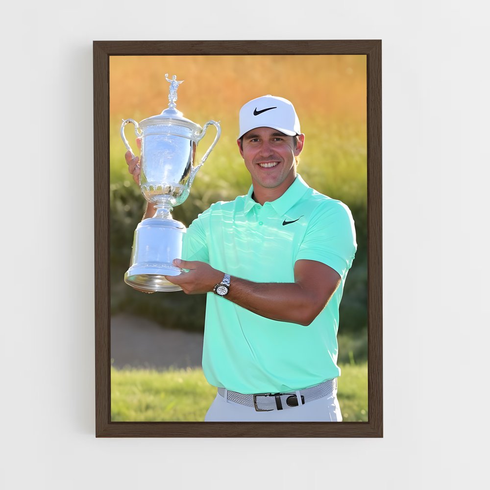 Poster Le Triomphe de Koepka – affiche Golf (vue 5)